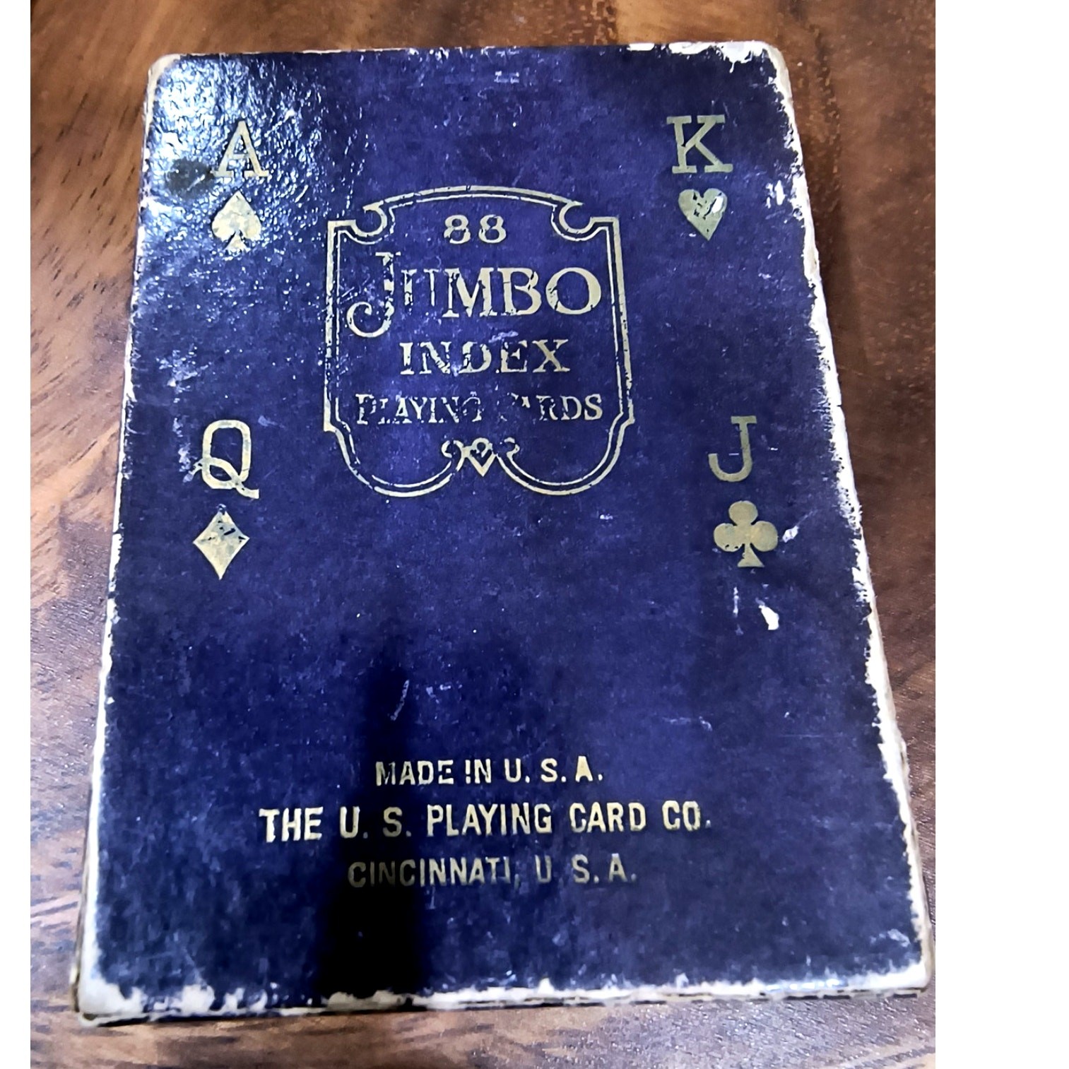74.  Vintage Playing Cards 88 Jumbo Index