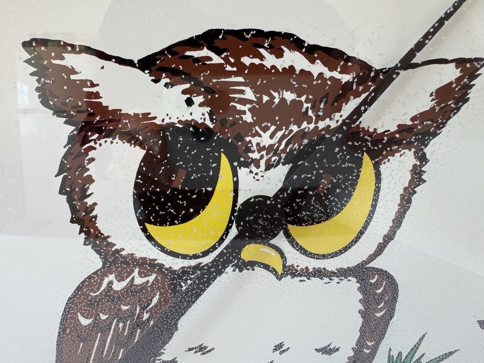 Vintage Original OWL Jumbo Dial Ohio Thermometer Company Outside USA SEE PHOTOS