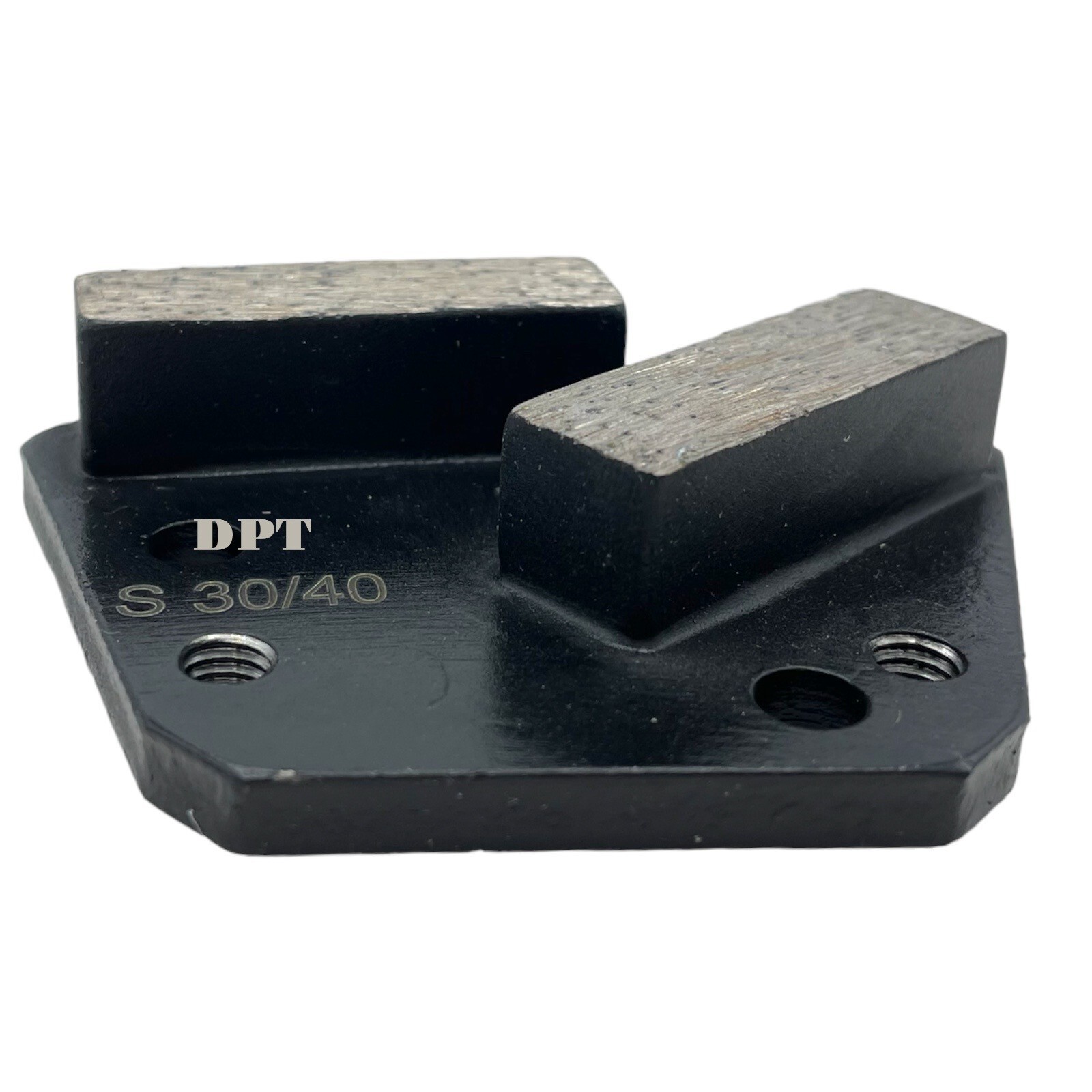 9 Pack Trapezoid Grinding Discs for Bolt on Concrete Grinders Soft Bond 30 Grit