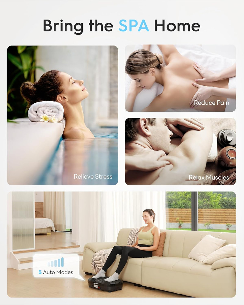 Vibration Plate- 4D & Oscillation Two Types Vibration Platform, Whole Body Worko