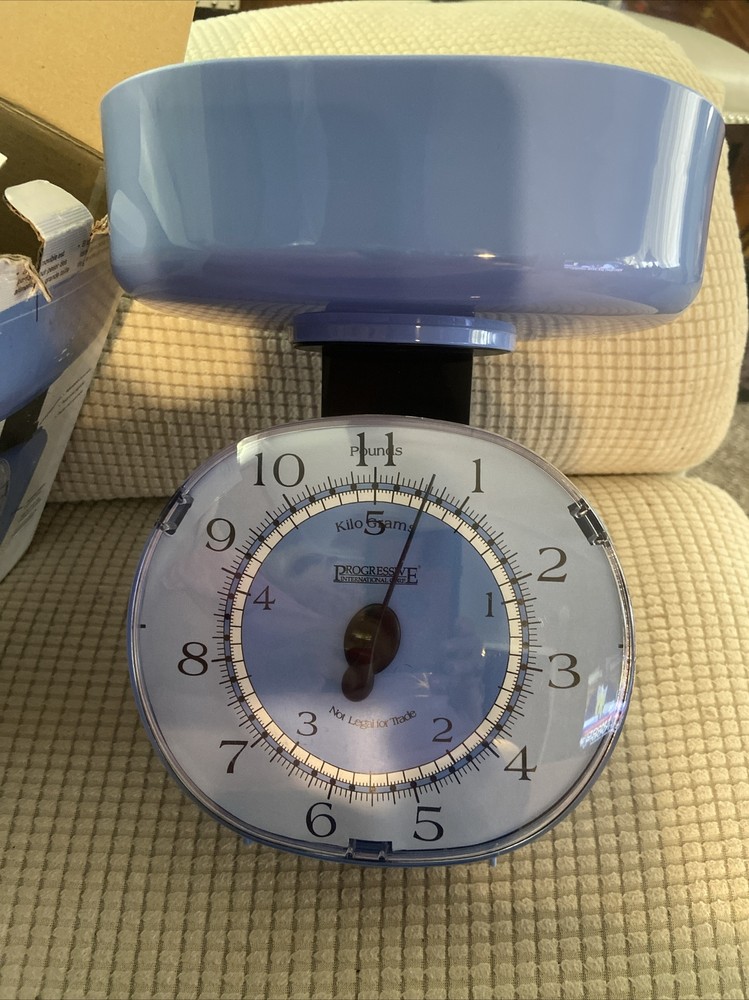 Progressive International 11 Lb Kitchen Scale KT 2014bl Blue