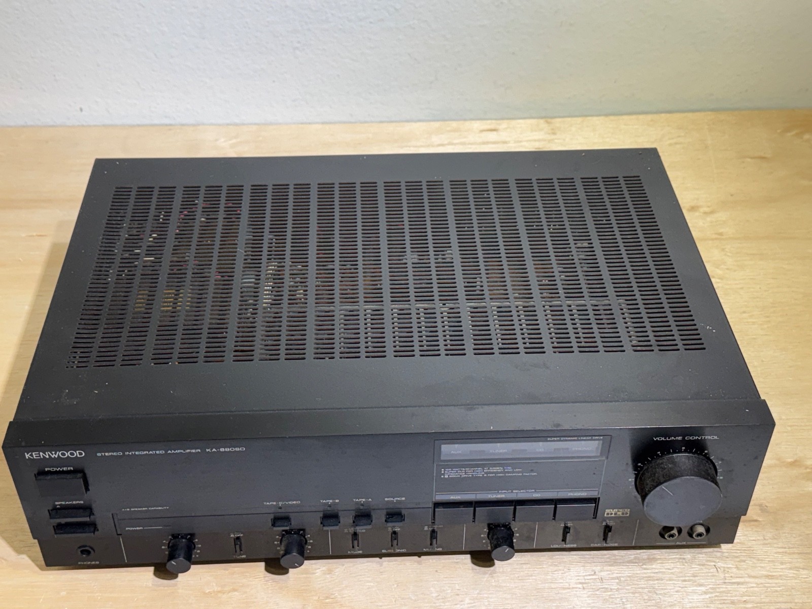 Kenwood KA-880SD Stereo Integrated Amplifier | JAPAN | No Power | Sold AS-IS