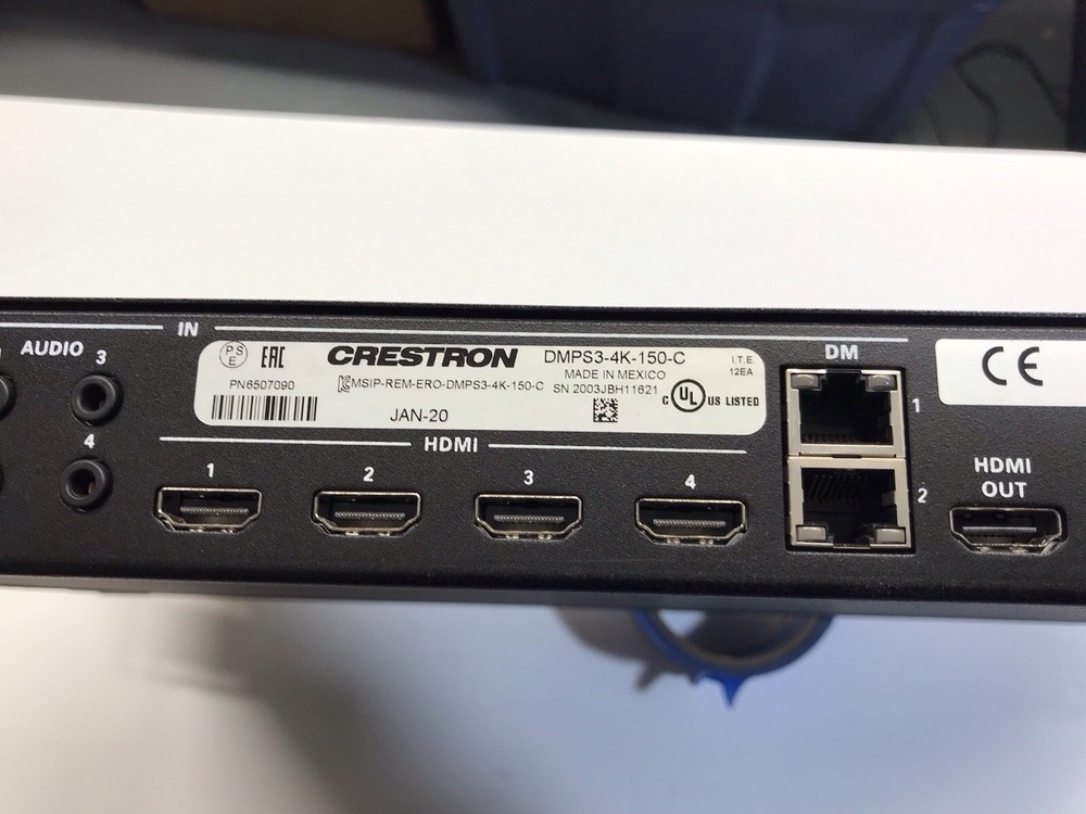 CRESTRON DMPS3-4K-150-C PRESENTATION SYSTEM FREE SHIP