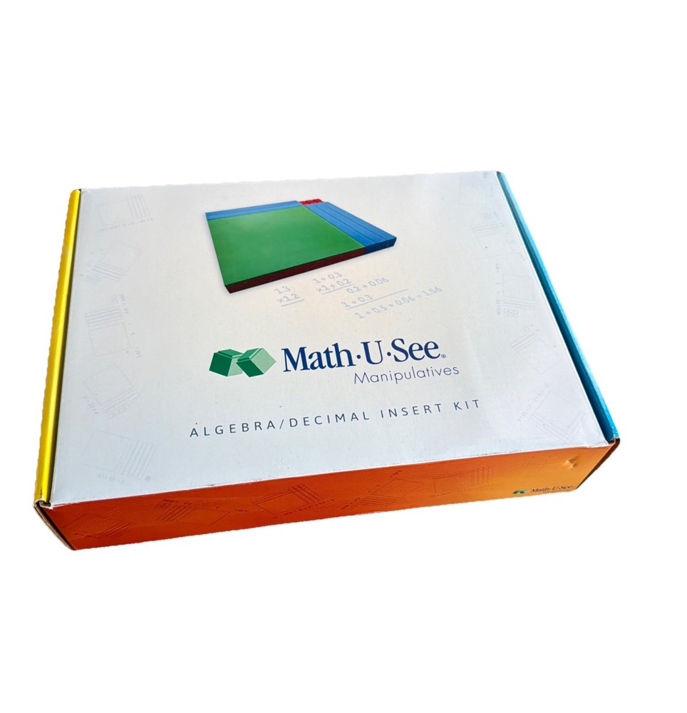 Math-U-See Manipulatives Algebra/Decimal Insert Kit