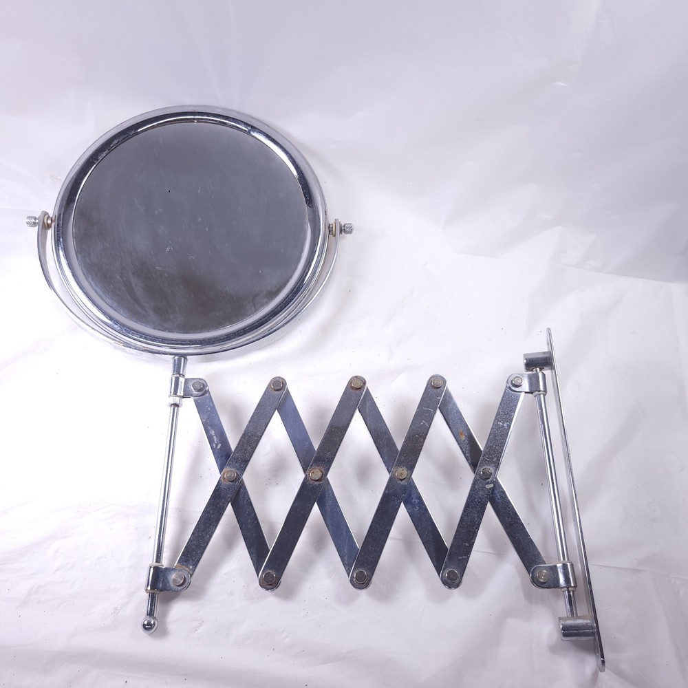 Jerdon Stainless Steel Expandable Wall Mirror