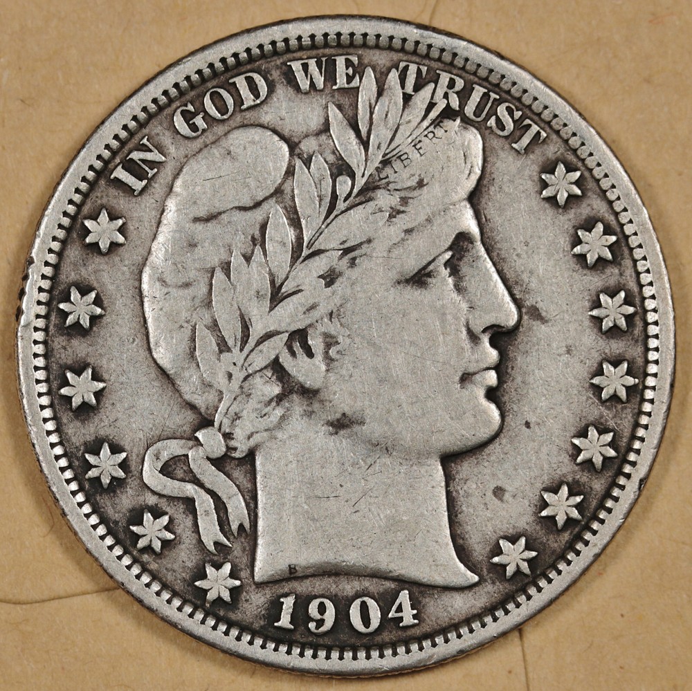 1904 Barber Half.  VF.  195354