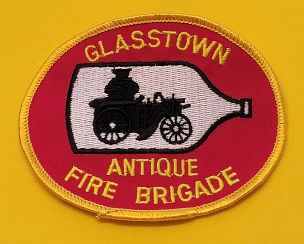GLASSTOWN ANTIQUE FIRE BRIGADE BADGE PATCH