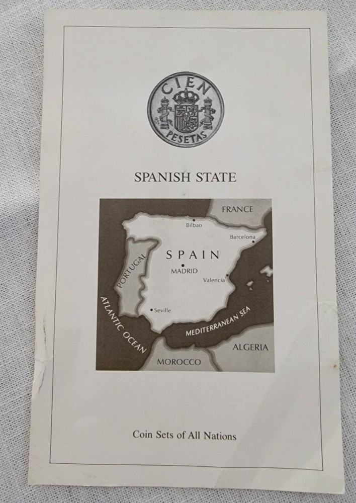 1982-1985 Mint Coin Spanish State