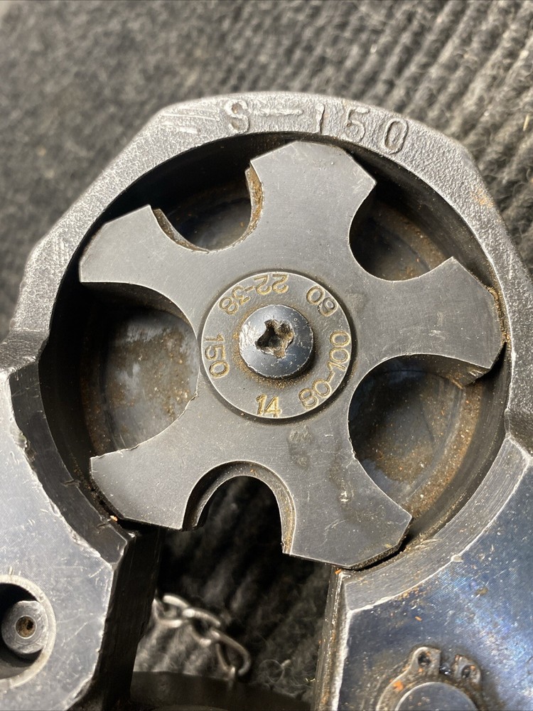 Used Ensley E-180 hydraulic crimper
