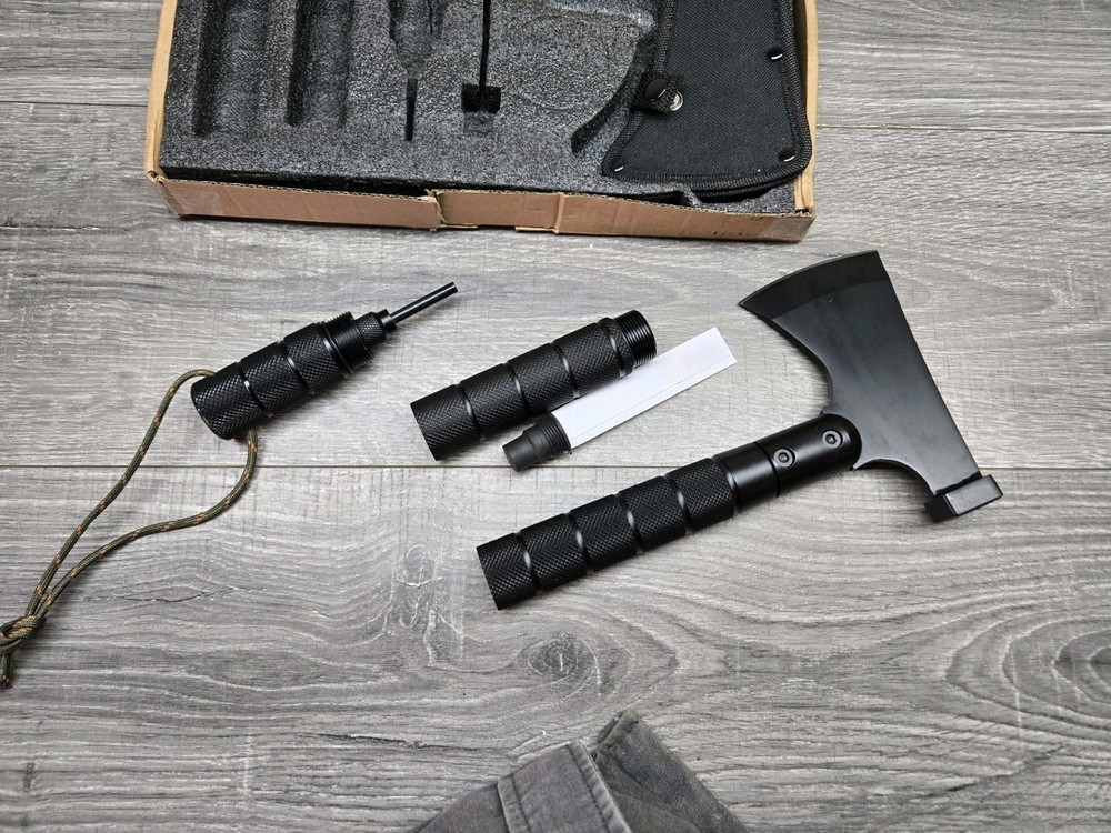Survival Hatchet Axe Black