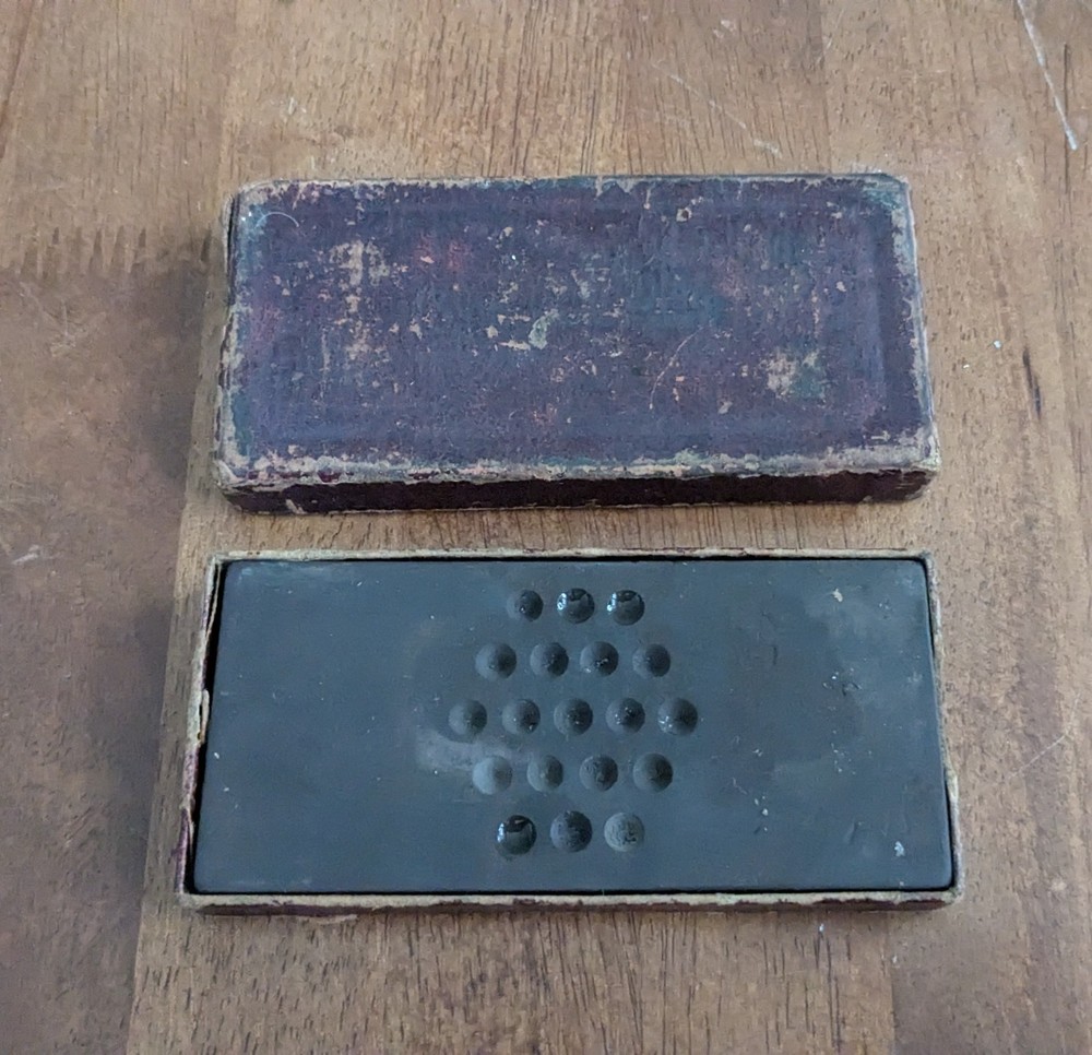 Antique Perforated Razor Hone