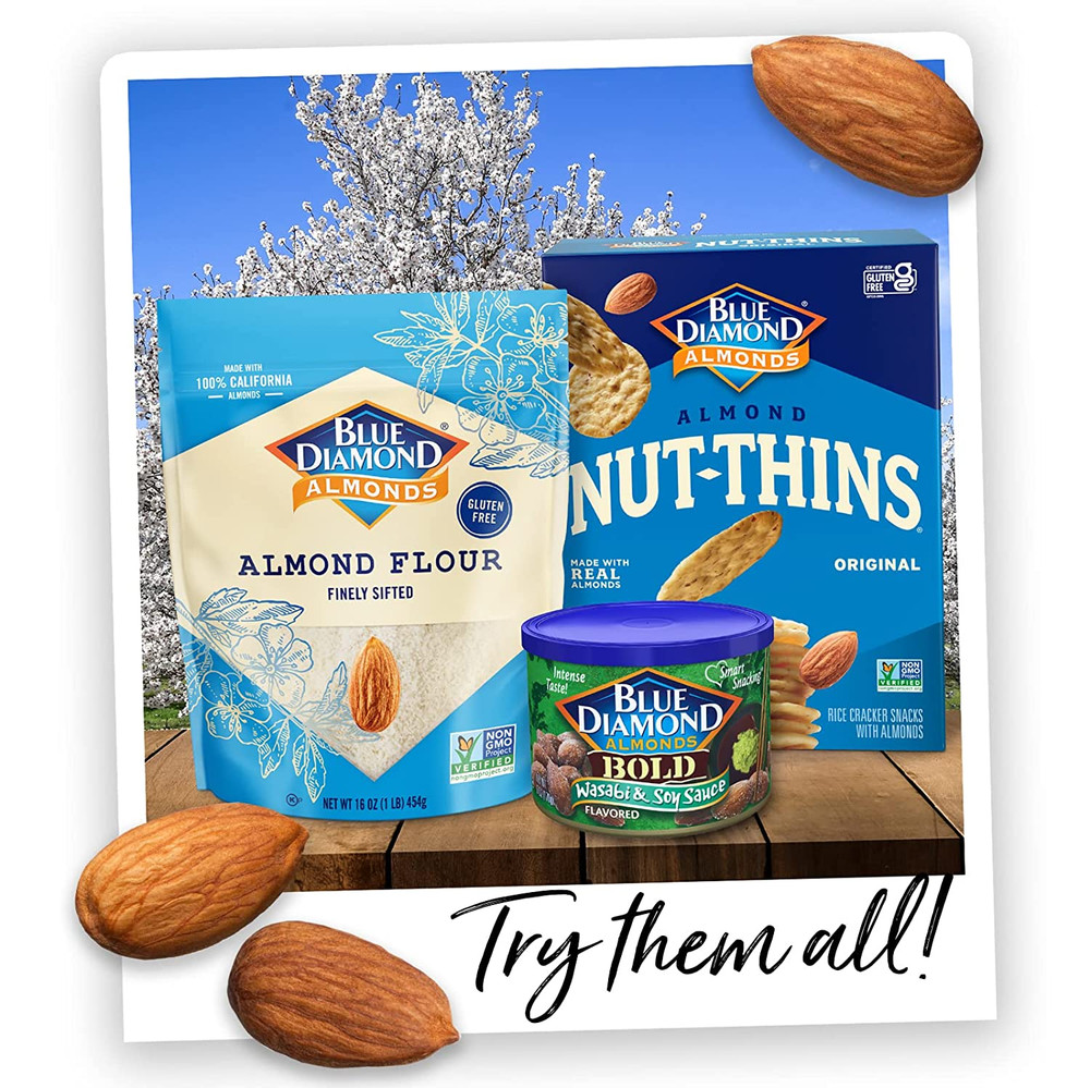 Blue Diamond Nutthins Cracker Snacks, Pecan, Boxes, 4.25 Oz (Pack of 4)