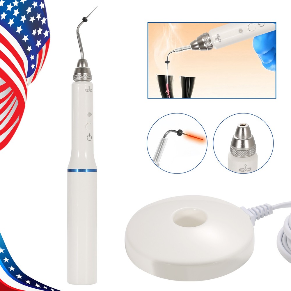 Dental Gutta Percha Obturation System Endo Heated Pen Wireless Eododontic+2 Tips
