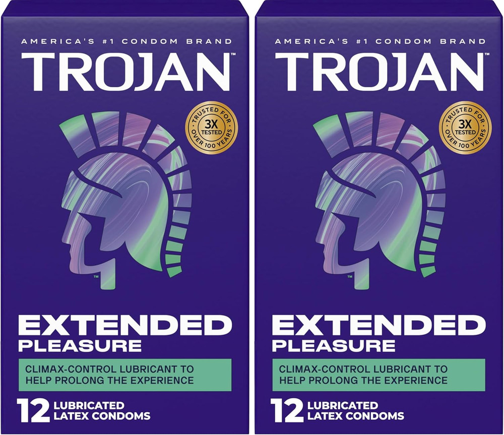 Extended Pleasure Condoms, Condoms, 12 Count