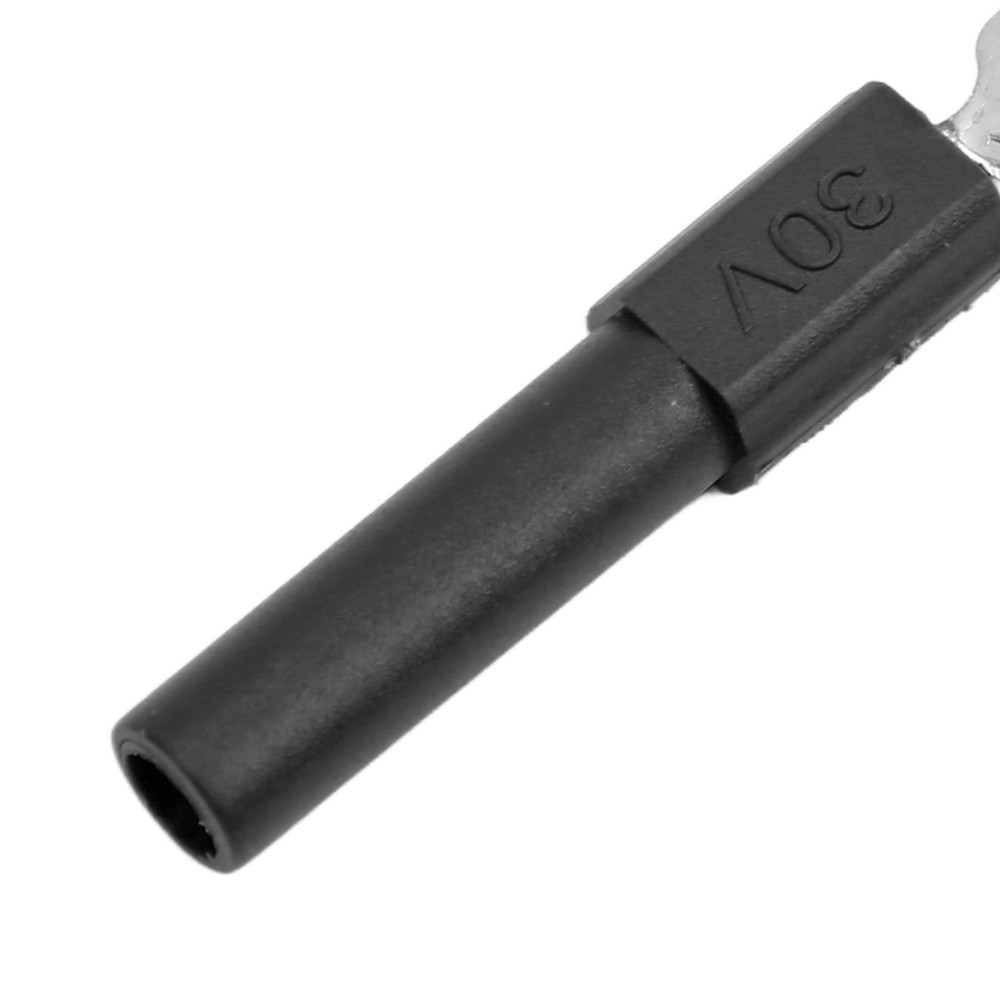 10pcs 4mm Fork Spade Wire Connectors U-Type Crimp Terminal Black