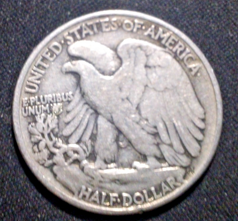 Random Date Walking Liberty Half Dollar, full date, .900 silver fine