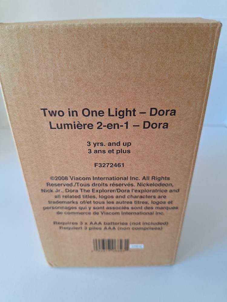 Dora The Explorer Two in One 2 in 1 Flashlight Nightlight NIB