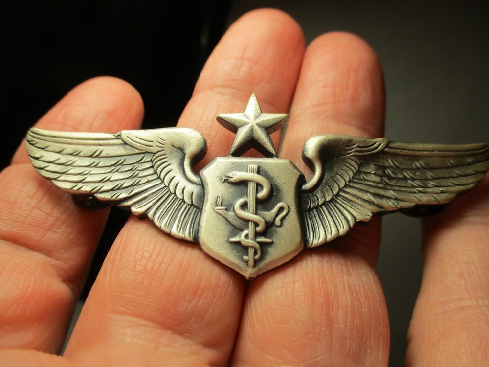 Air Force Flight Surgeon Wings - 3" Master