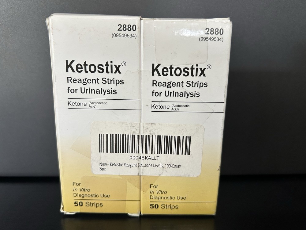 Ketostix Reagent Strips for Urinalysis Test, 50 Strips 2 pack