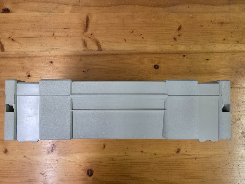 FESTOOL Systainer Box 487552 with 13 multicolored inserts, original, never used.