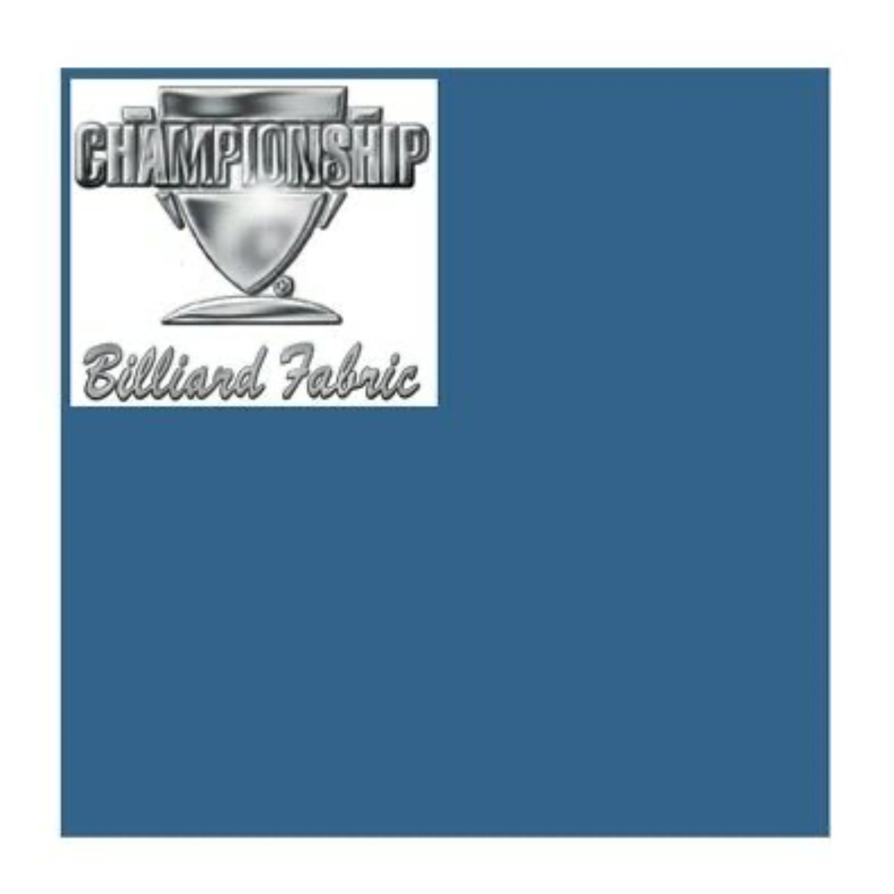CHAMPIONSHIP COUTURE POOL TABLE CLOTH 10FT. OSCAR ( MEDIUM BLUE)