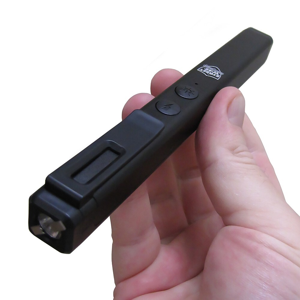 Streetwise Dual Light STUN GUN Flashlight 50,000,000 Flood Light Three Modes HR