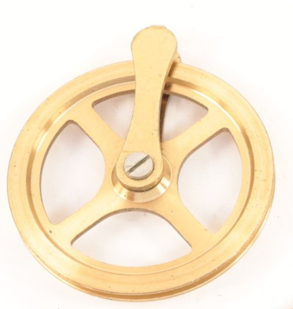 Brass Clock Pulley for Cable Clock 1-3/4 Inches - DW238
