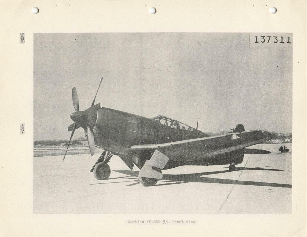 1945 AAF CURTISS-WRIGHT XP-60A,C,E FIGHTER INSPECTION, PERFORMANCE,ACCEPTANCE-CD
