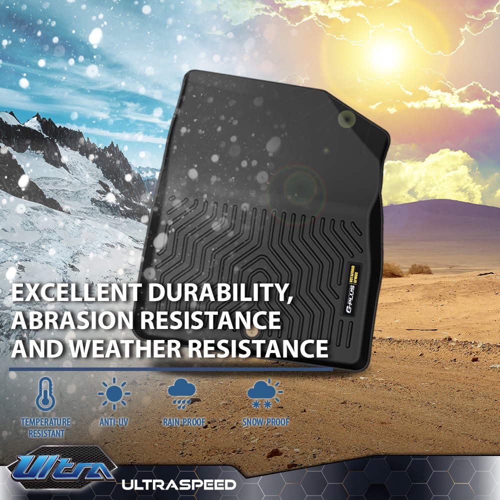 TPE Floor Mats Liners 3D Molded Fit For 2012-2018 Ford Focus All Weather