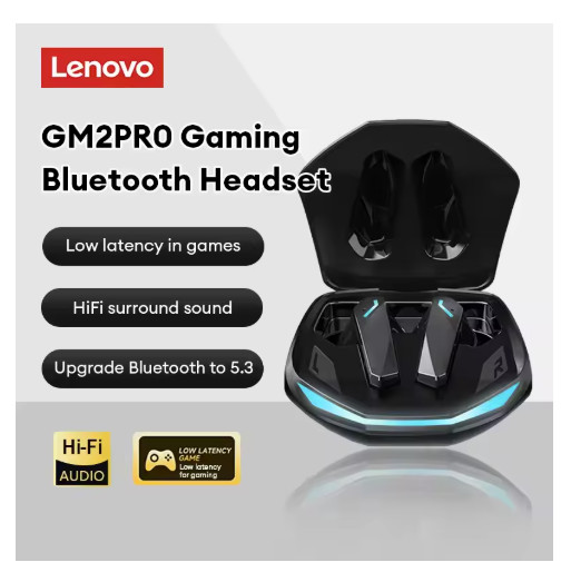 Bluetooth 5.3 Gaming Headset Noise Reduction HD Call Mic Wireless Earbuds