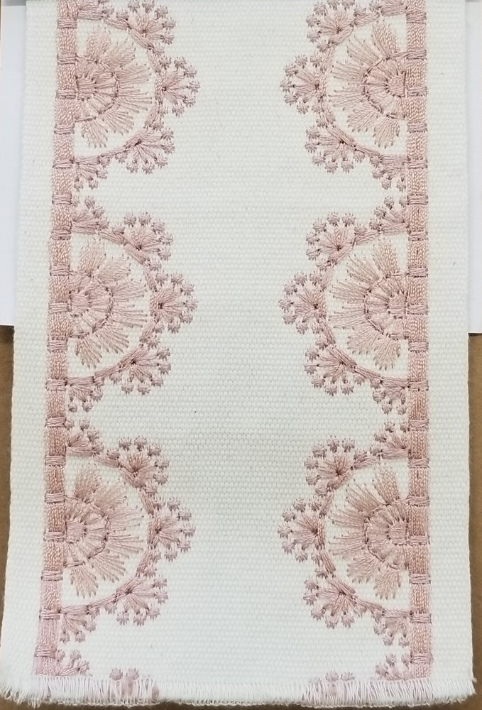 Amalfi Blush 4" Embroidered Trim