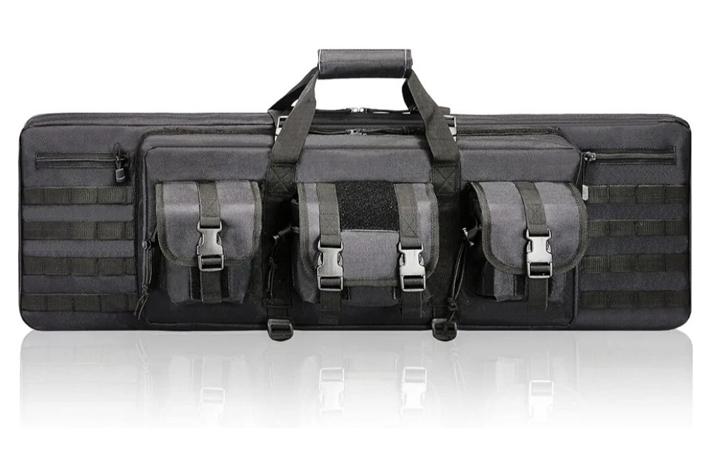 Tactical Double Rifle Bag Gun Range Padded Soft Case 36"