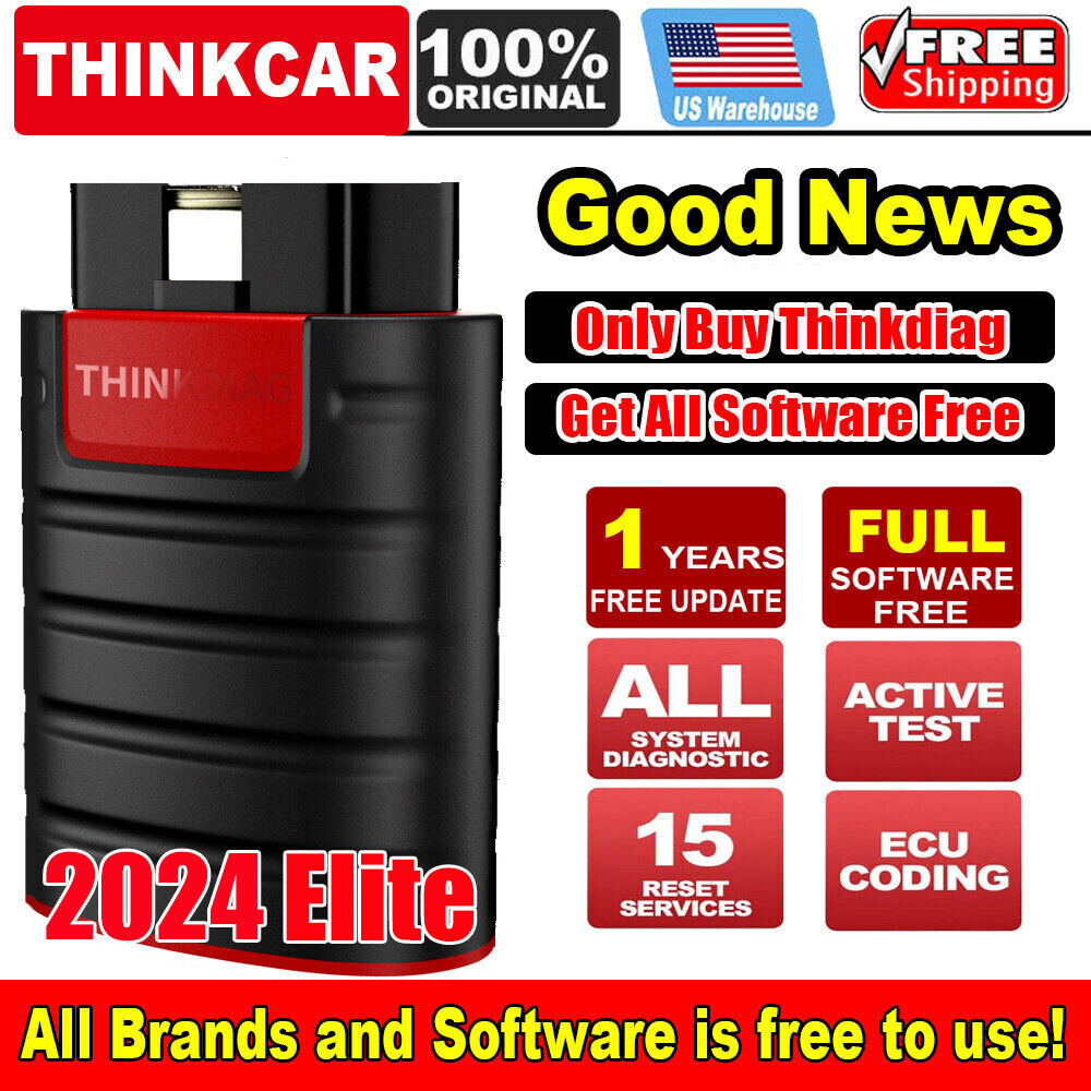 THINKCAR THINKDIAG Bidirectional OBD2 Scanner Diagnostic Tool Full Software free
