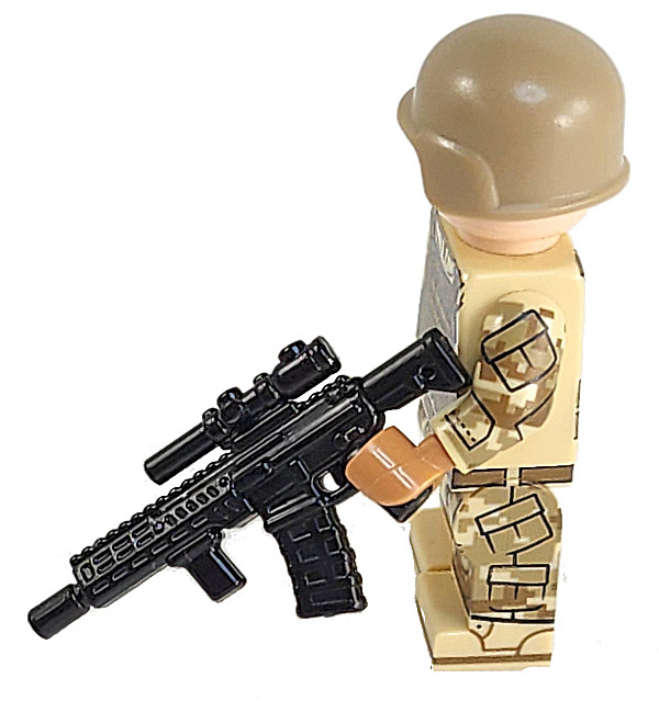 Brickarms M7 Raptor Rifle Weapon for Minifigures -Pick Color!- NEW
