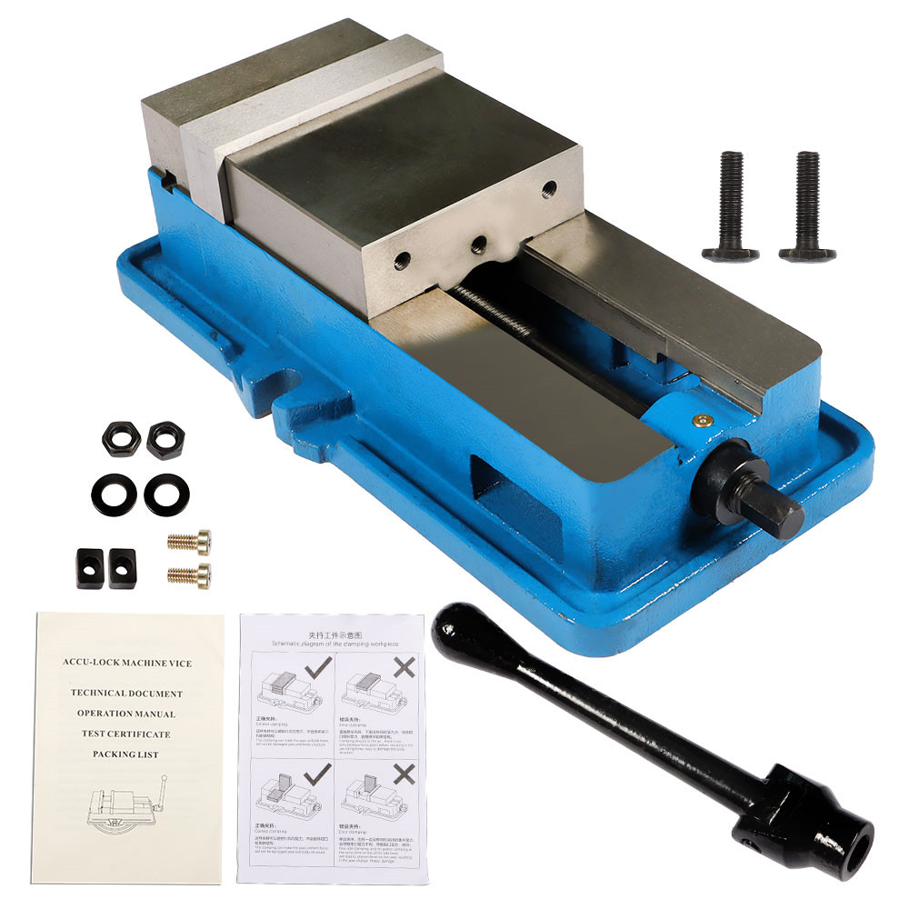 LABLT 5Inch Lockdown Milling Machine Bench Vise Clamping Precision Without Base