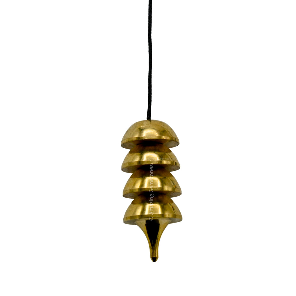 Gold Osiris Steel Copper Pendulum for Divination