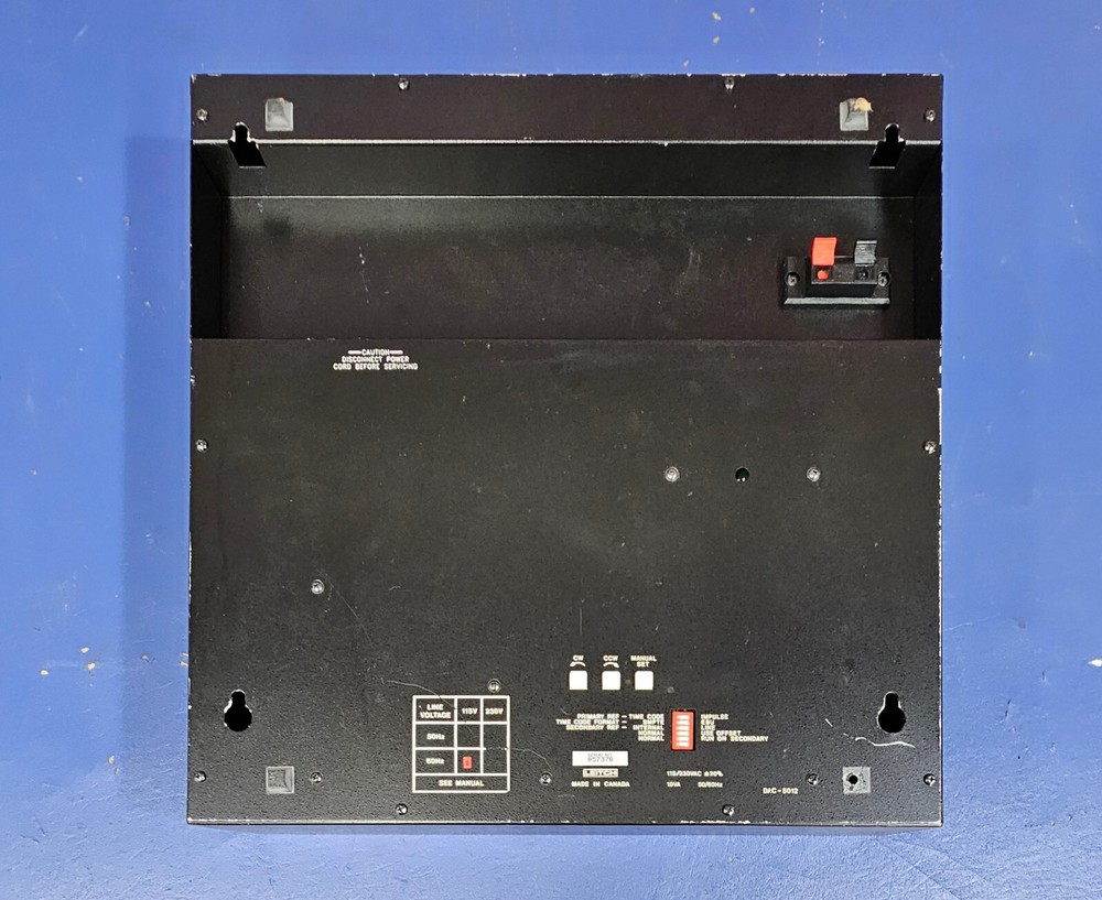 Leitch DAC-5012 Time Code Wall Clock