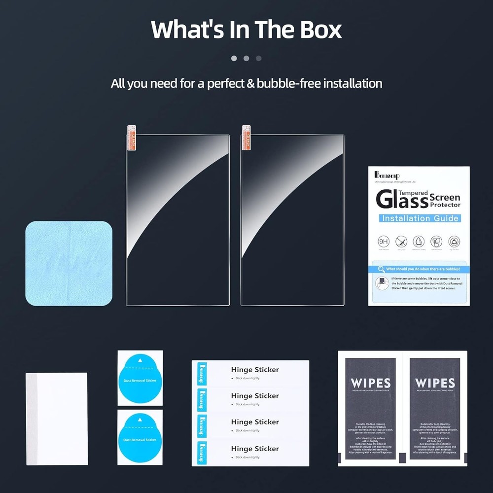 Ultra Thin 2 Pack Steam Deck Screen Protectors - Waterproof & Scratch Resistant