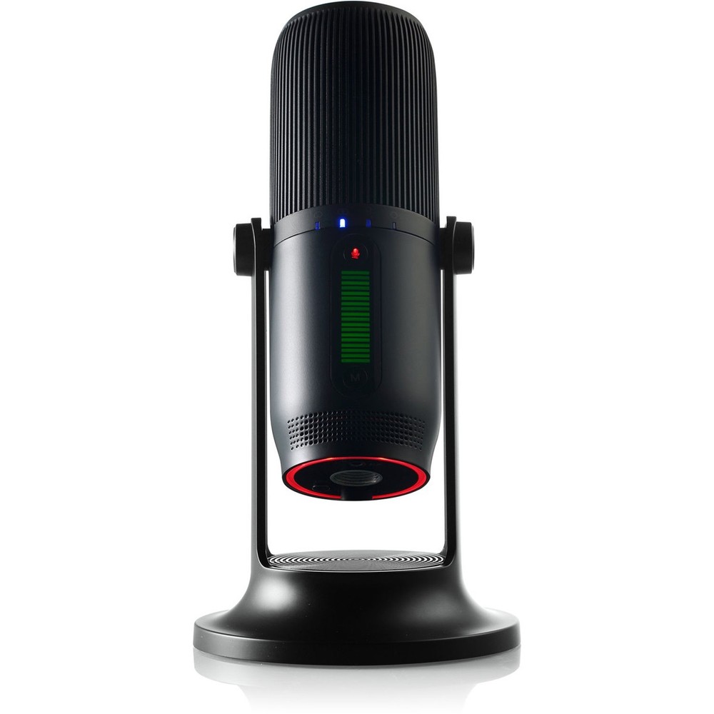 Thronmax MDrill One USB Microphone with Tabletop Stand,Jet Black