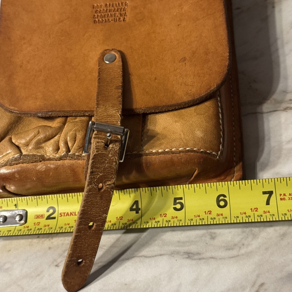 Vintage Roy Gfeller Casemaker Leather Geoscience Field Case