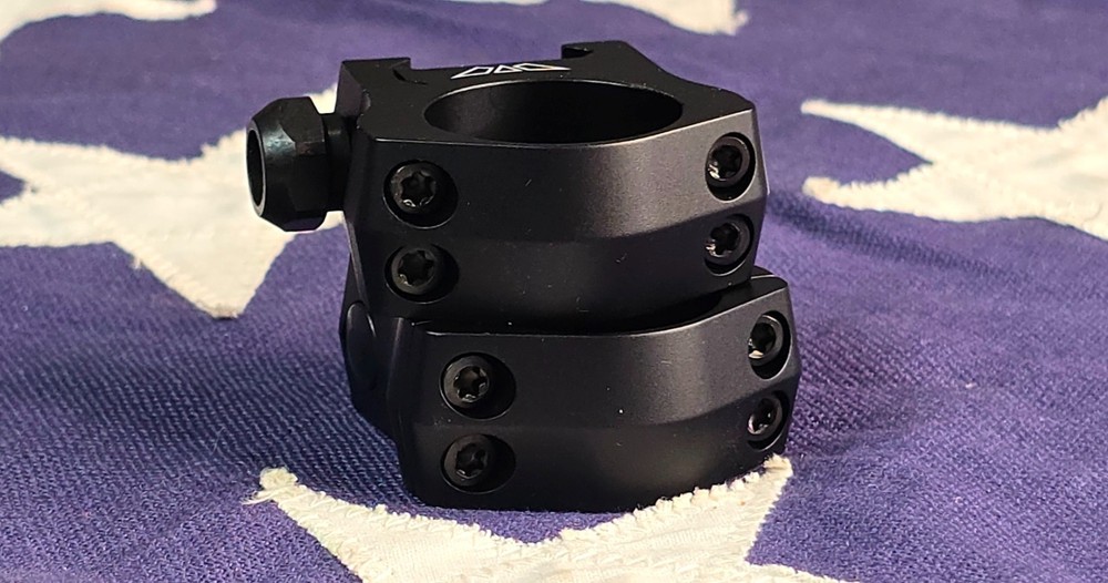 Warne Mountain Tech 1 inch, Low Matte Rings 7200M