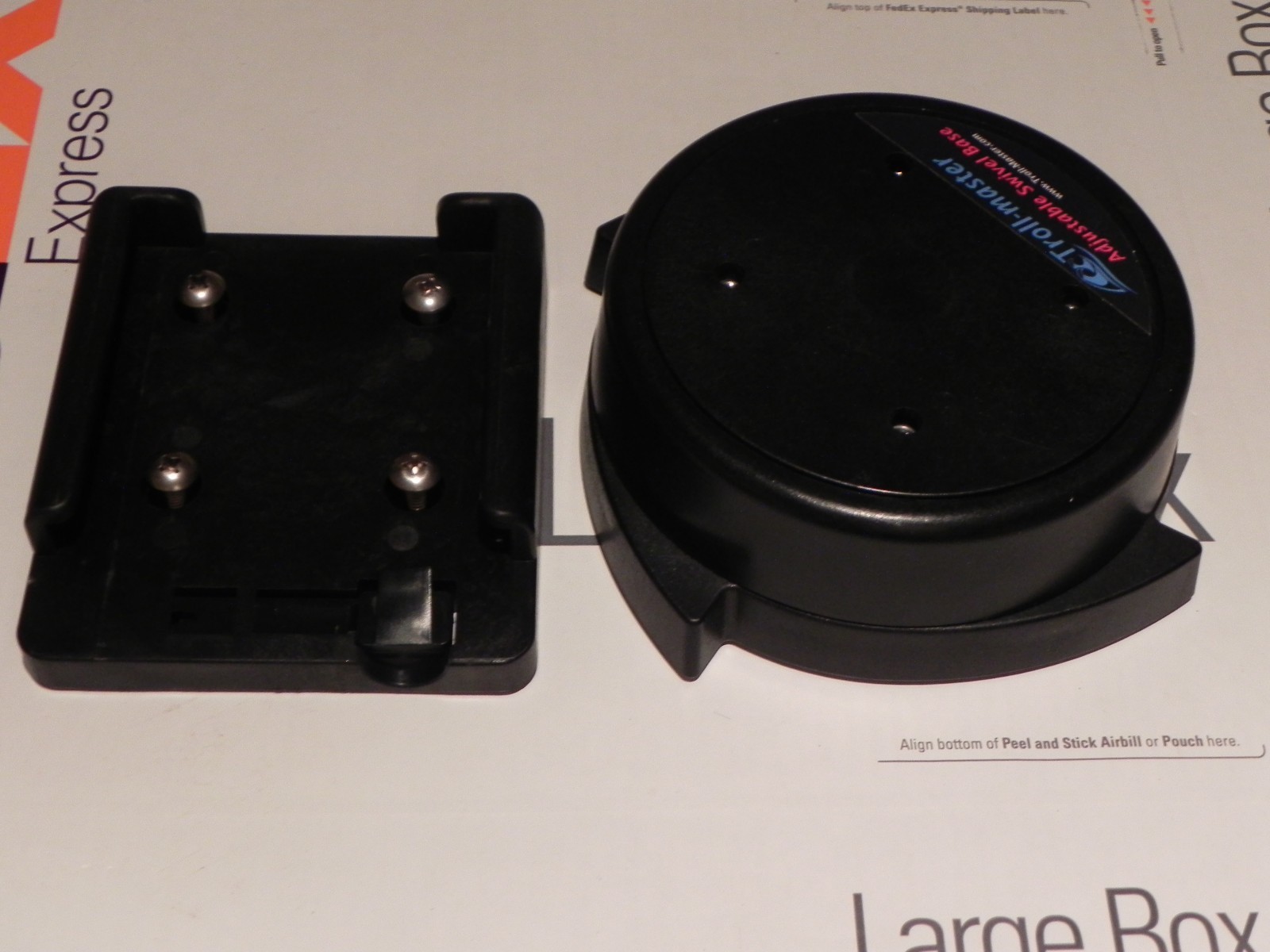 Heavy Duty Adjustable swivel base for CANNON downrigger with Tab Lock mount base