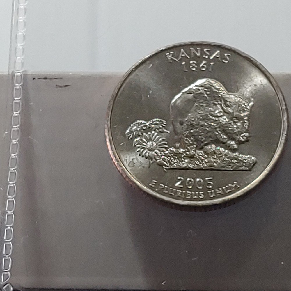 2005-PD Kansas State uncirculated quarters - 2 coin set uncirculated.