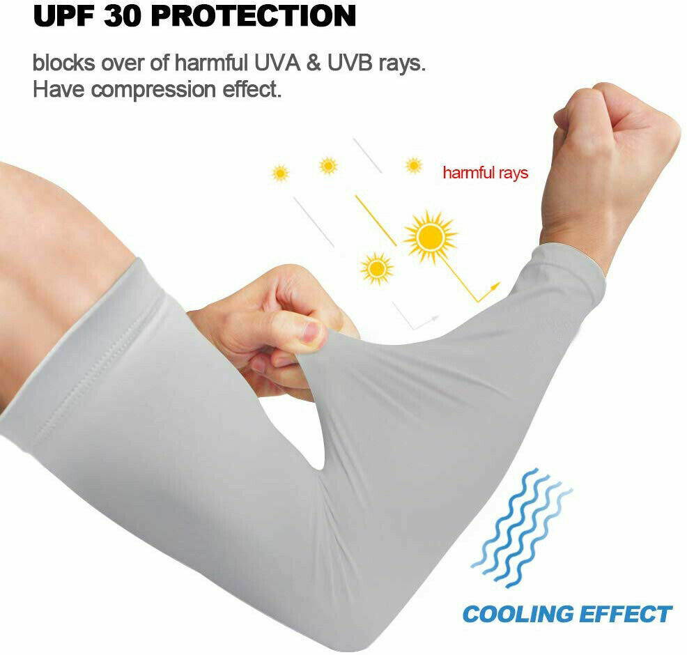 10 pairs (20 pcs) Cooling Arm Sleeves Cover UV Sun Protection Sport Outdoor Golf