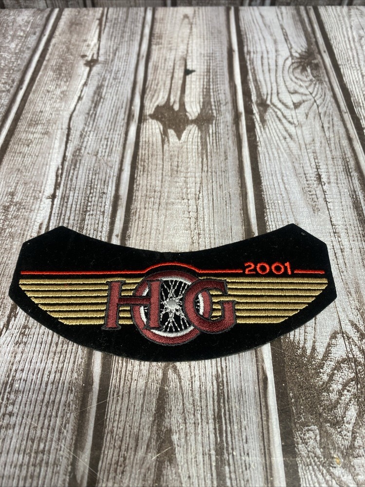 HOG HARLEY DAVIDSON OWNER'S GROUP PATCH 2001 ROCKER
