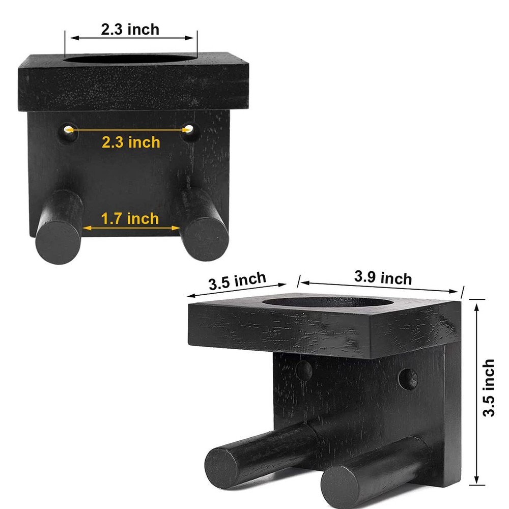 4 Pack Baseball Bat Holder Wall Mount Display Stand Hanger, Softball Storage ...