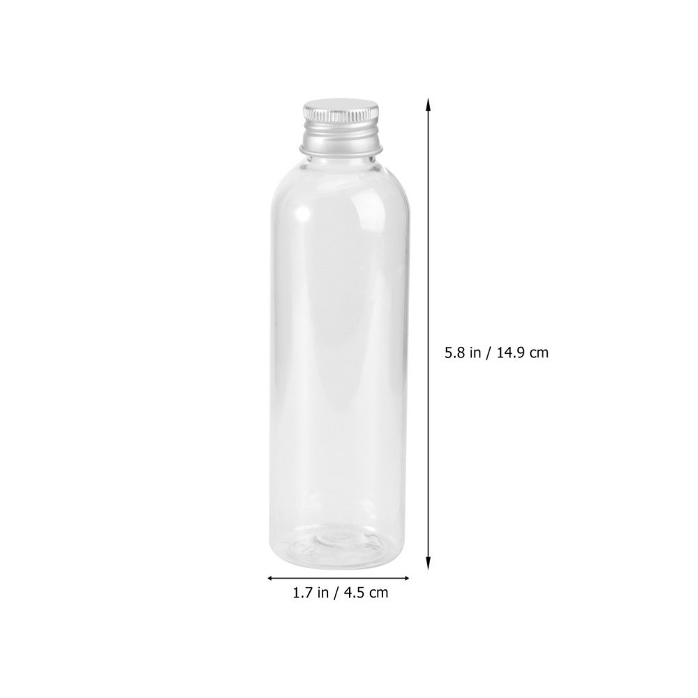 6 Pcs Clear Dispensing Bottles Mini Plastic Empty Jars with Lids