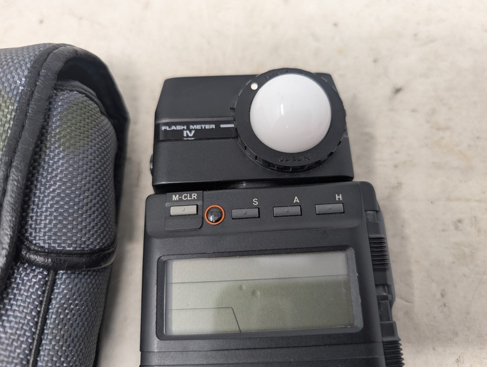Minolta Flash Meter IV w/ Dome, Case, Strap (103)