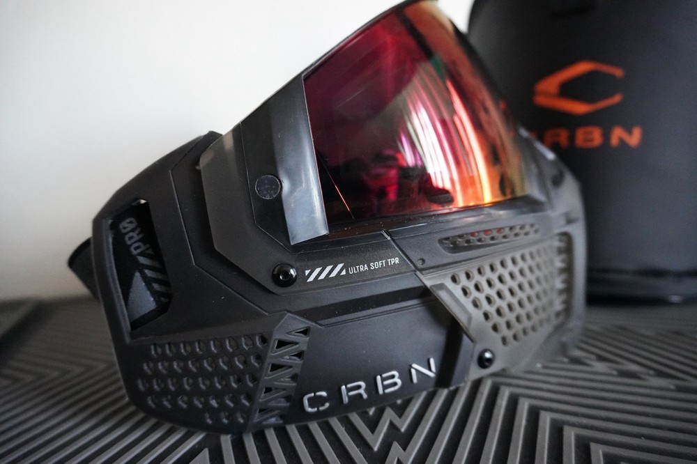 Carbon CRBN Zero Pro Paintball Mask (Less Coverage) - Smoke
