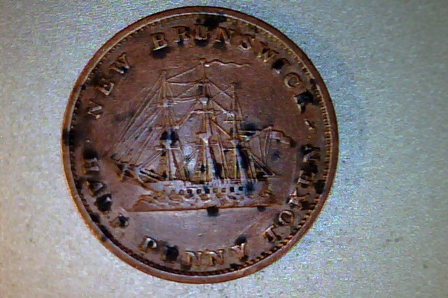 Canada - New Brunswick 1843 HALF PENNY